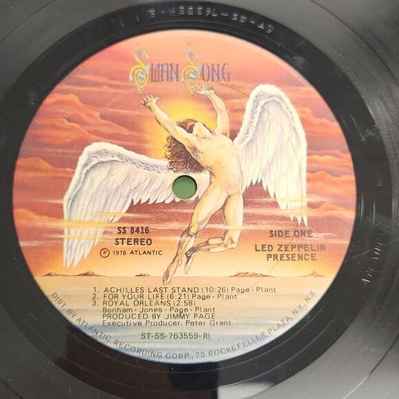 Led Zeppelin Presence 1976 Vinyl Record Album - Picture 5 of 7